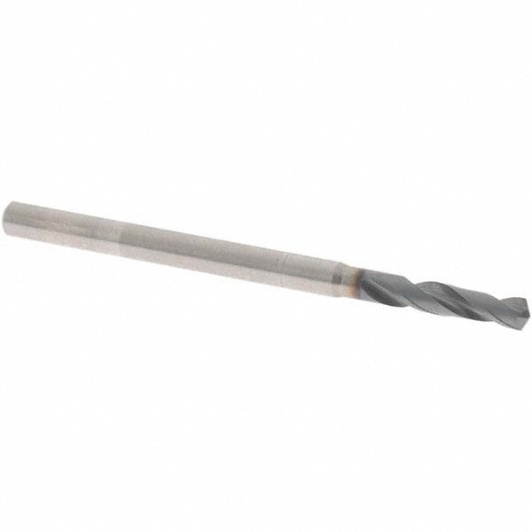 Screw Machine Length Drill Bit: #37 (0.1040) Dia, 130 deg, Powdered Metal