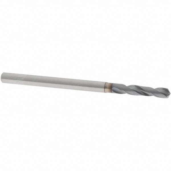 Screw Machine Length Drill Bit: #35 (0.1100) Dia, 130 deg, Powdered Metal