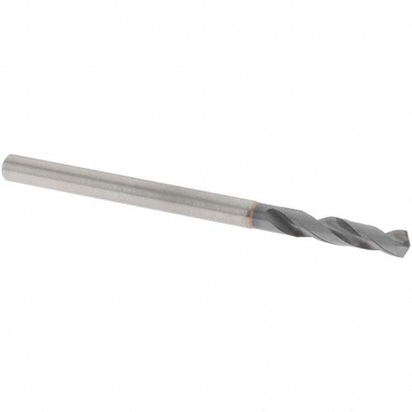Screw Machine Length Drill Bit: #34 (0.1110) Dia, 130 deg, Powdered Metal