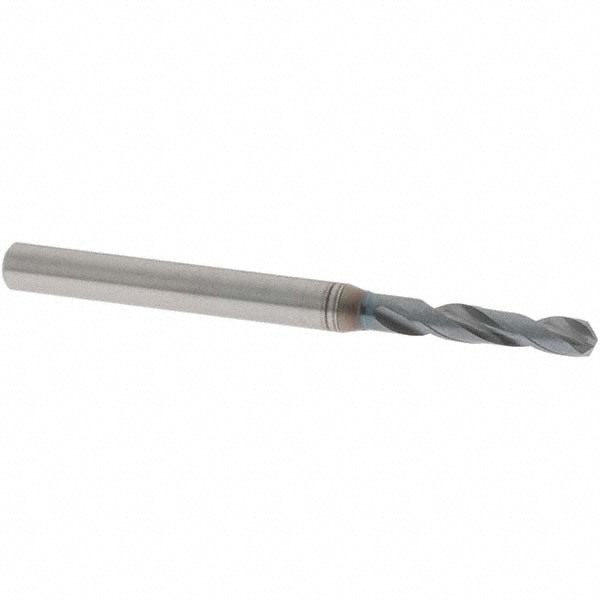 Screw Machine Length Drill Bit: #31 (0.1200) Dia, 130 deg, Powdered Metal