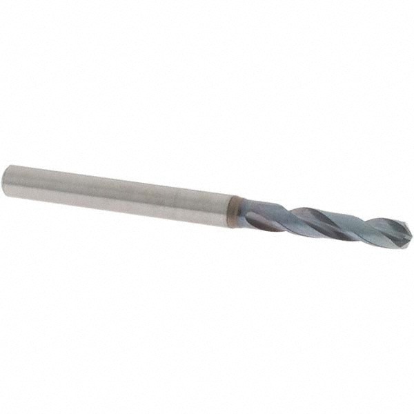 Screw Machine Length Drill Bit: #29 (0.1360) Dia, 130 deg, Powdered Metal