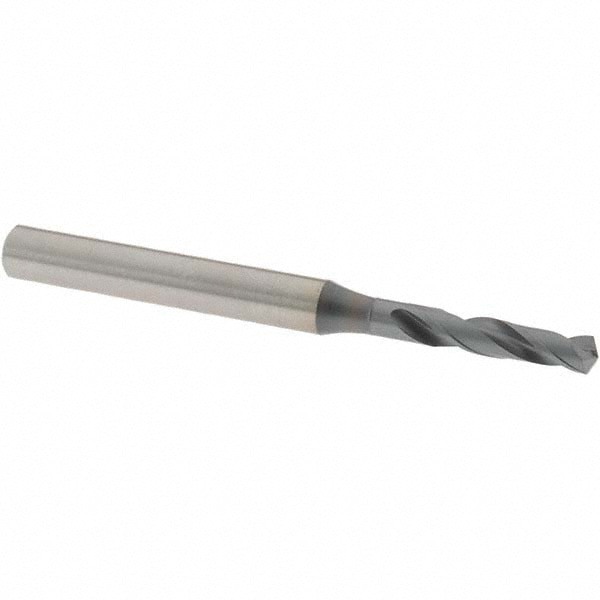 Screw Machine Length Drill Bit: #20 (0.1610) Dia, 130 deg, Powdered Metal