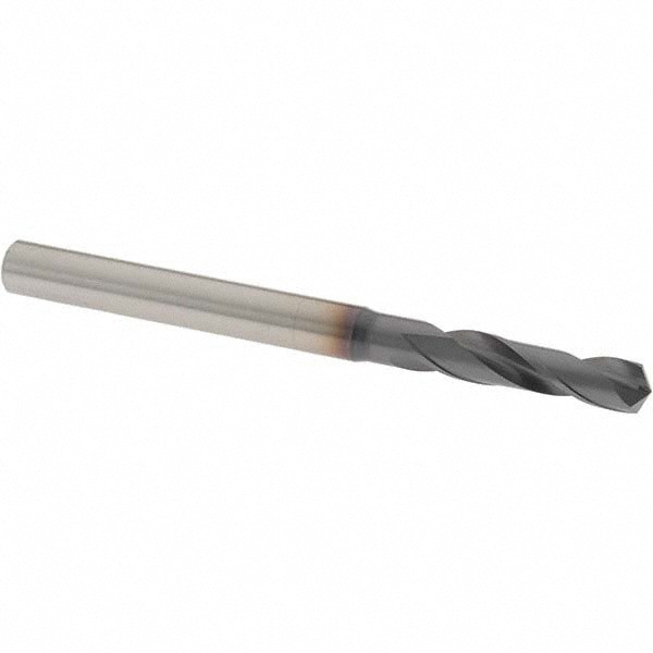 Screw Machine Length Drill Bit: #3 (0.2130) Dia, 130 deg, Powdered Metal