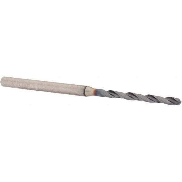 Jobber Length Drill Bit: #45 (0.0820) Dia, 130 deg, Powdered Metal