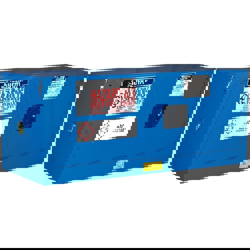 Space Saver Cabinet: Self-Closing, 1 Shelf, Blue