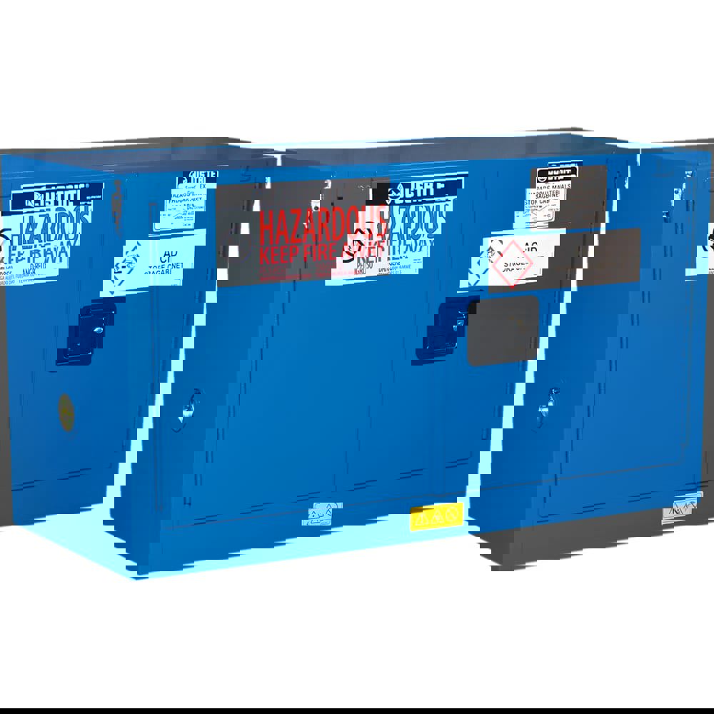 Space Saver Cabinet: Self-Closing, 1 Shelf, Blue