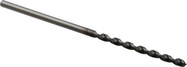 Taper Length Drill Bit: Series 1750, 3.5 mm Dia, 120 &deg; Point, Cobalt