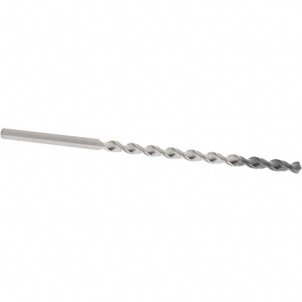 Extra Length Drill Bit: 6.2 mm Dia, 120 &deg; Point, Cobalt
