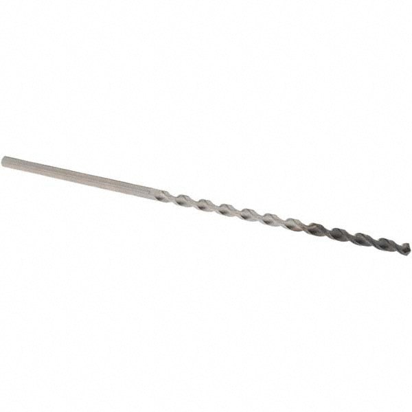 Extra Length Drill Bit: 3.3 mm Dia, 120 &deg; Point, Cobalt