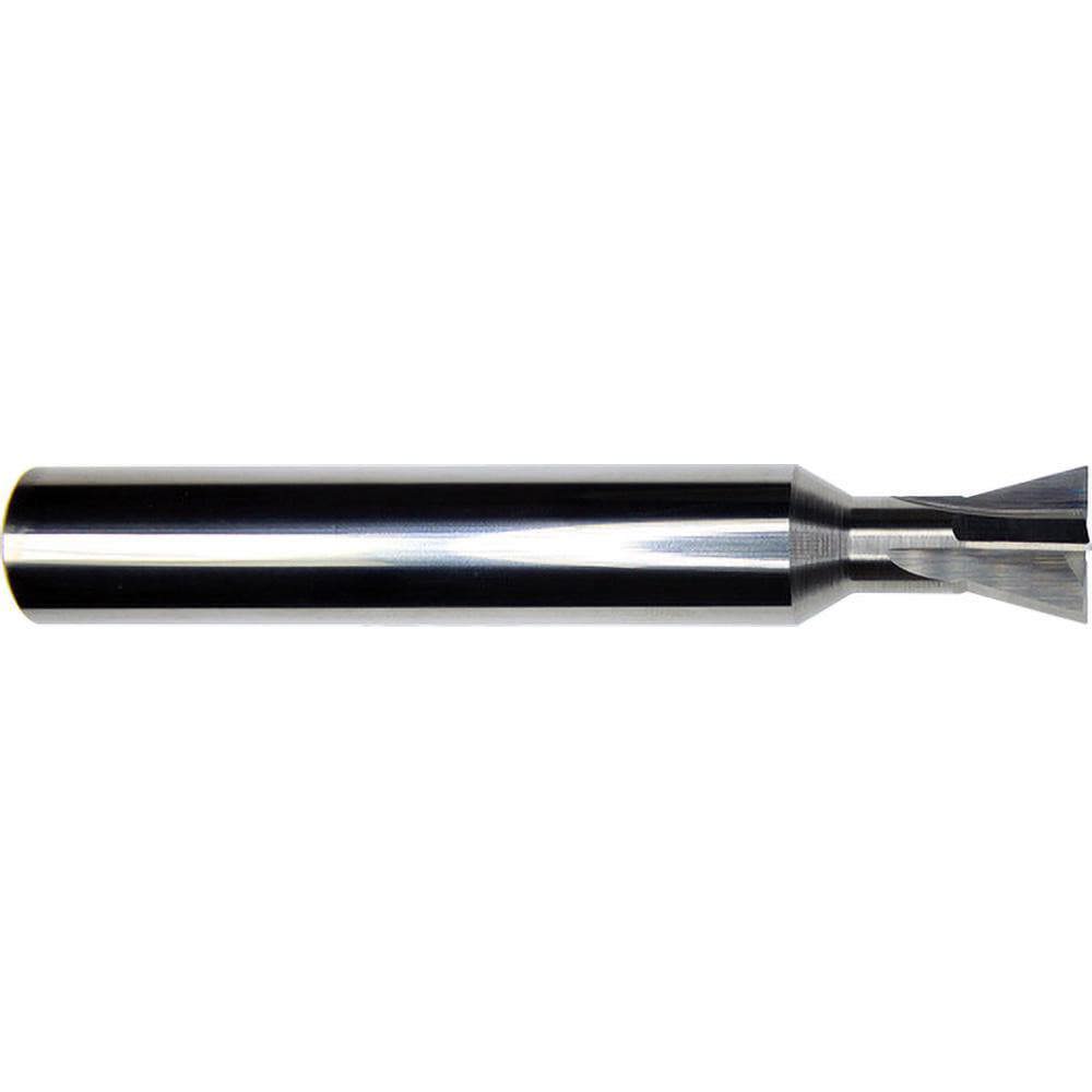 Dovetail Cutters; Included Angle: 30 ; Cutter Diameter (Inch): 5/8 ; Cutter Diameter (Decimal Inch): 0.6250 ; Cutting Width (Decimal Inch): 0.5000 ; Cutting Width (Inch): 1/2 ; Cutter Material: Solid Carbide