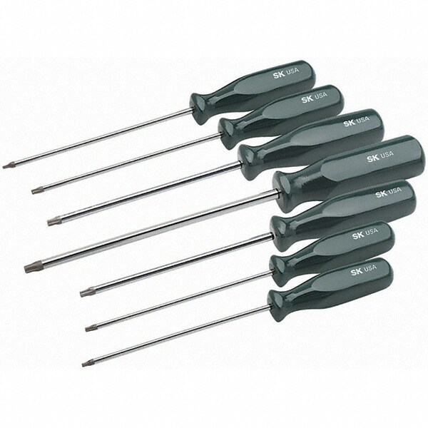 Screwdriver Set: 7 Pc, Torx