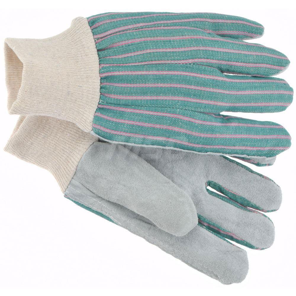 Work Gloves: PRO-SAFE Size Large, Not Lined, Cowhide
