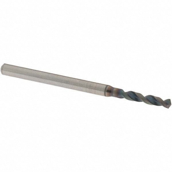 Screw Machine Length Drill Bit: 2.40 mm (0.0945) Dia, 130 deg, Vanadium High Speed Steel