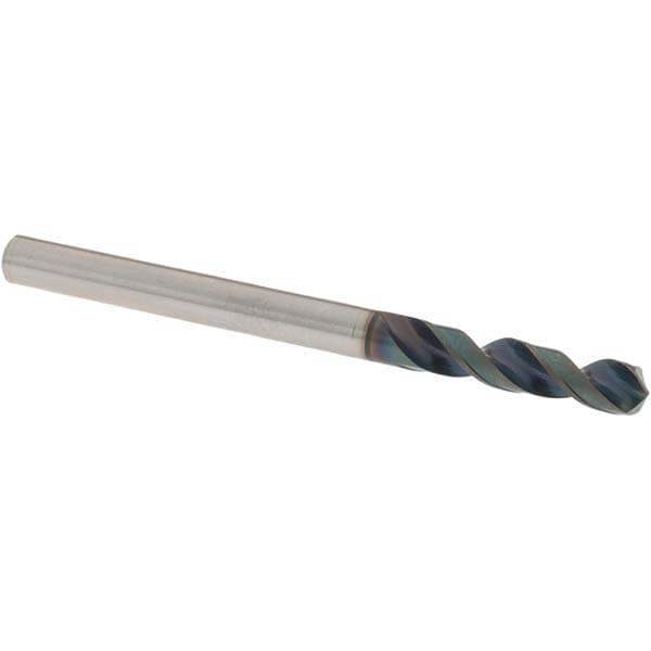 Screw Machine Length Drill Bit: 4.00 mm (0.1575) Dia, 130 deg, Vanadium High Speed Steel