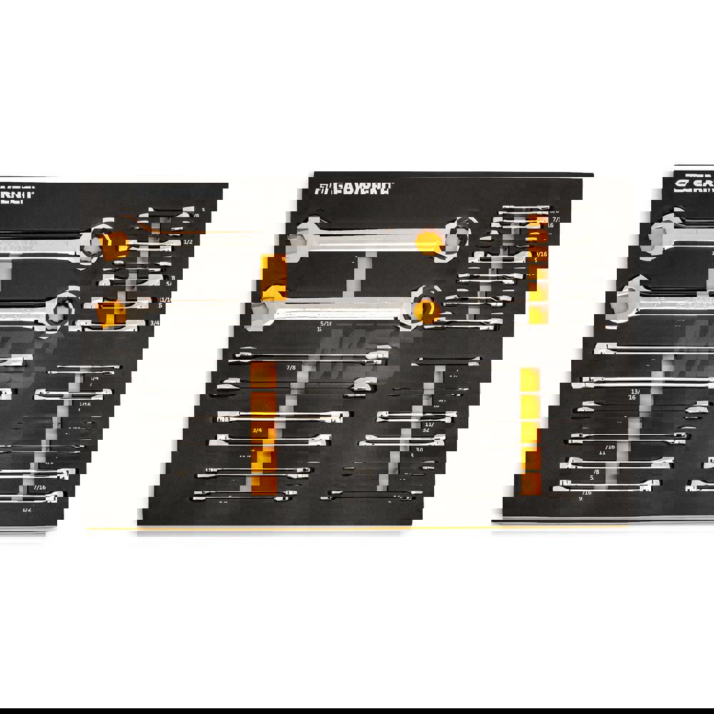 Combination Hand Tool Set: 21 Pc, Mechanic's Tool Set