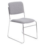 Fabric Grey Stacking Chair