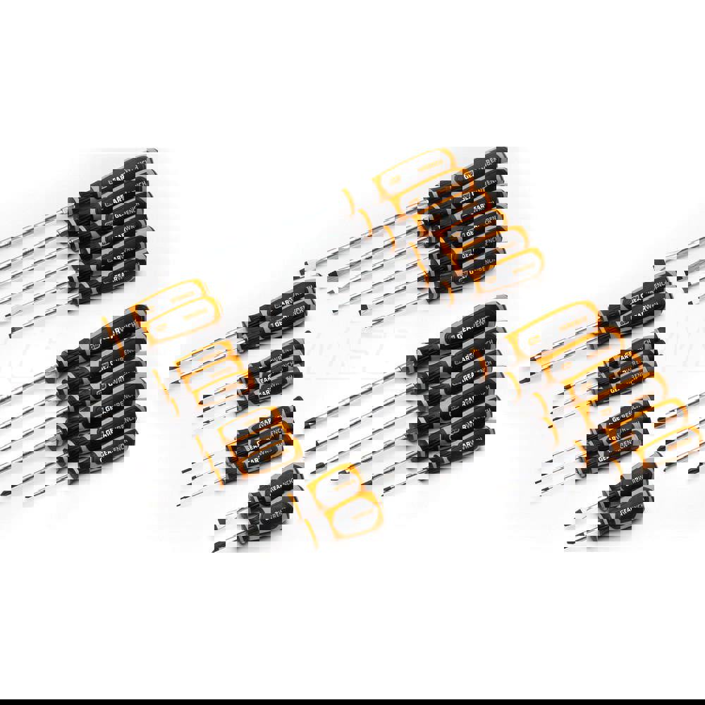 Screwdriver Set: 22 Pc, Philips, Slotted, Torx & Stubby