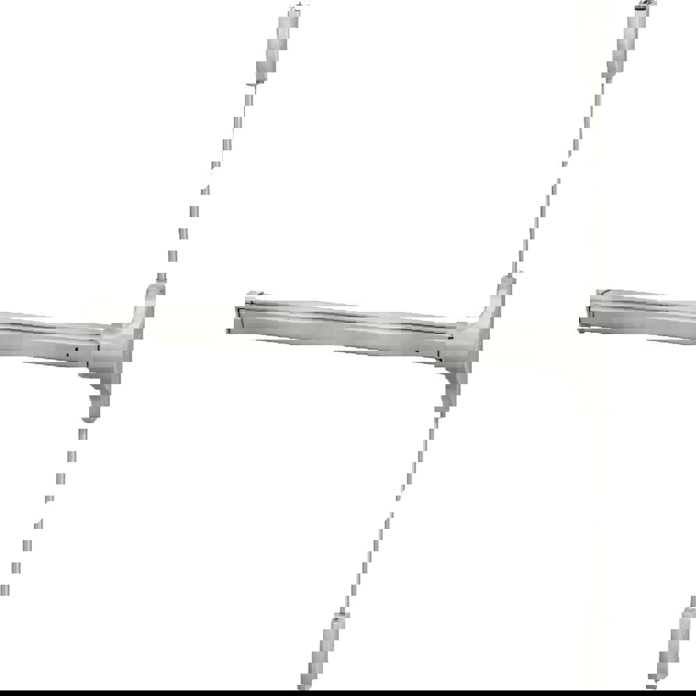 Vertical Bars; Type: Rim Exit ; Rating: 3 Hours ; Hand: Non Handed ; Minimum Door Width: 42 (Inch); Maximum Door Width: 48.000 (Inch); Material: Non Ferrous Steel