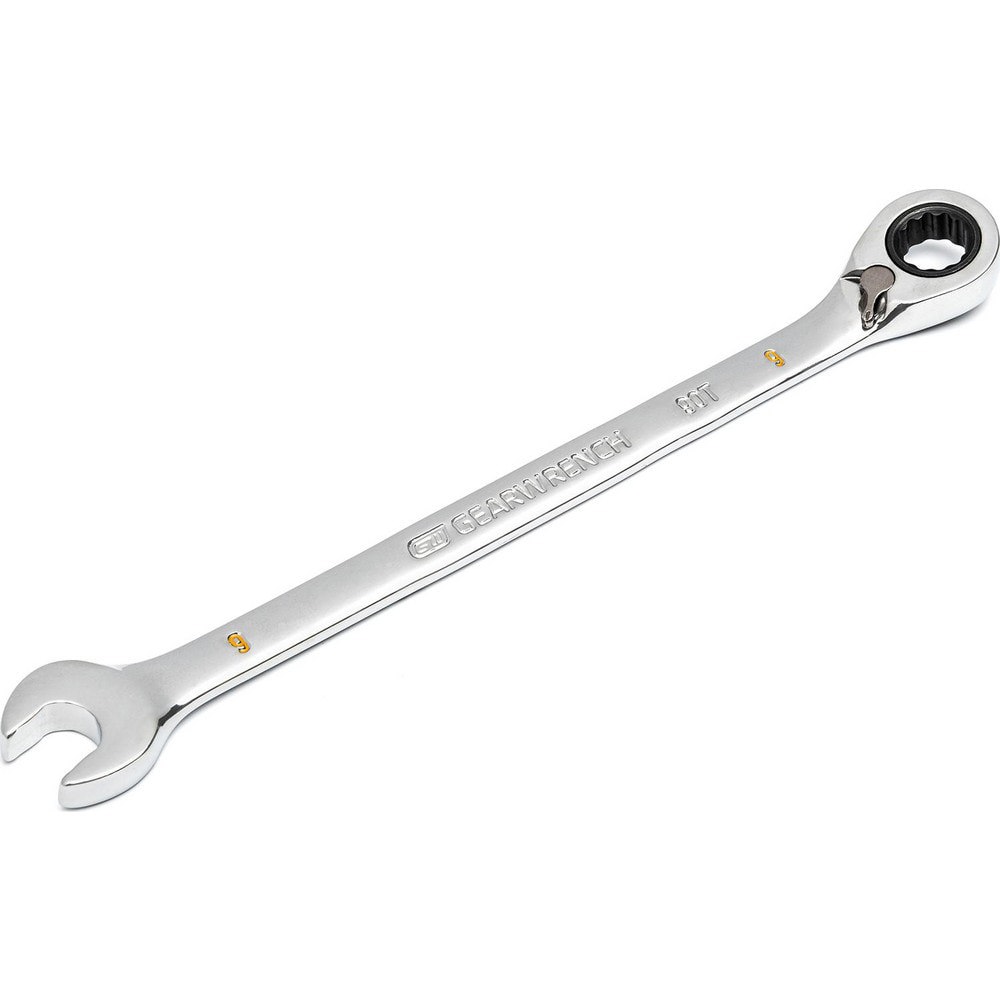 Combination Wrench: 9.00 mm Head Size, 15 deg Offset