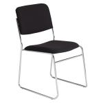 Fabric Black Stacking Chair