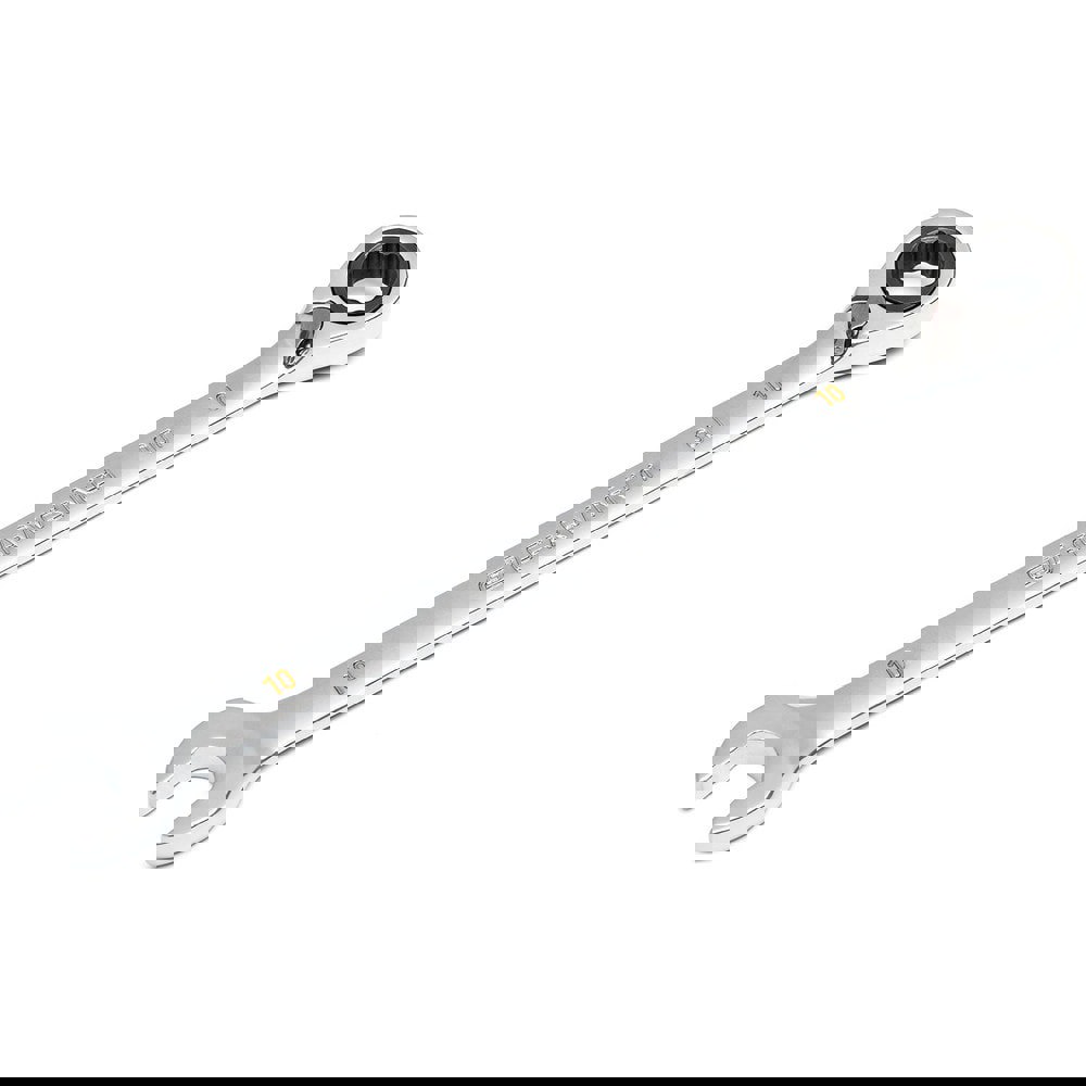 Combination Wrench: 10.00 mm Head Size, 15 deg Offset