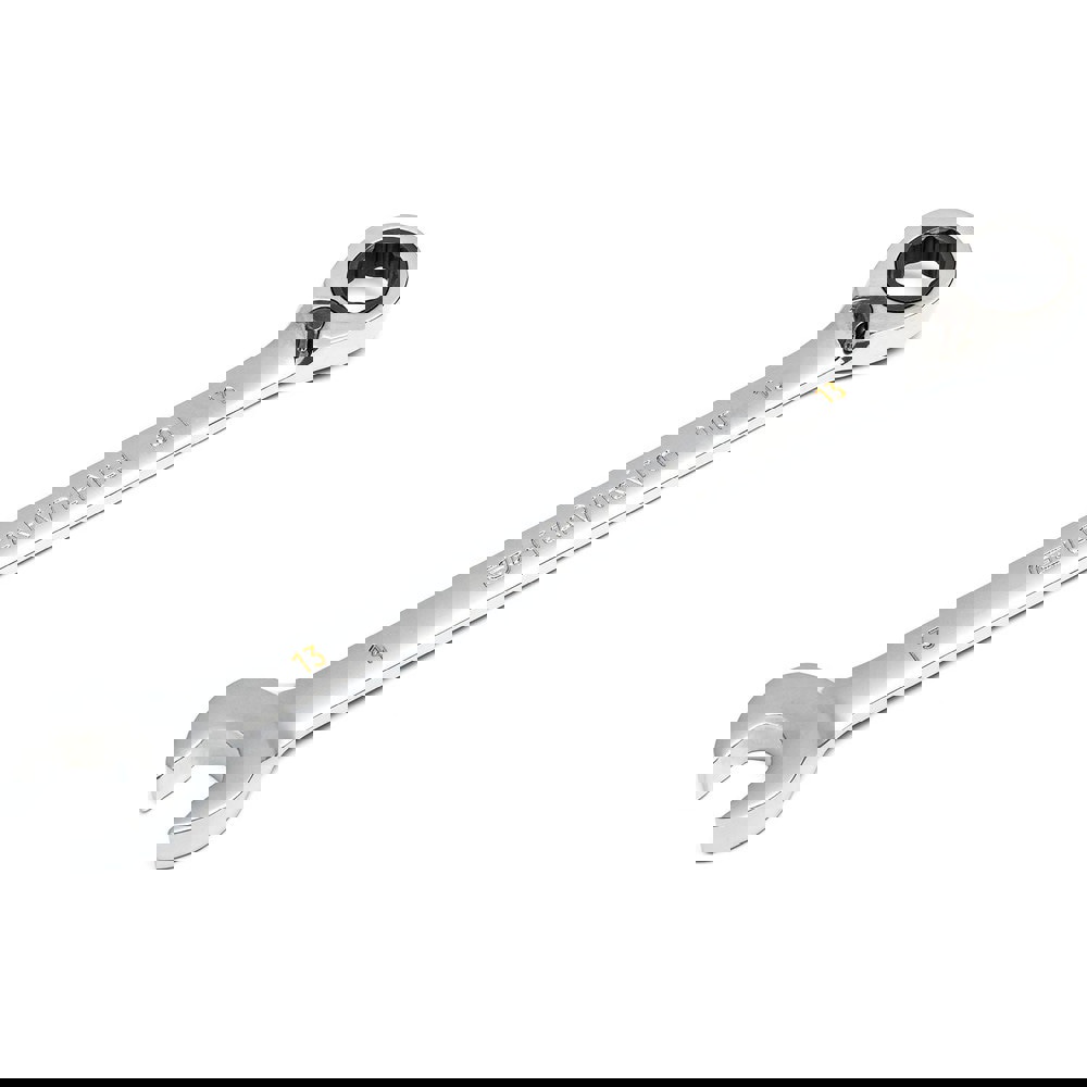 Combination Wrench: 13.00 mm Head Size, 15 deg Offset