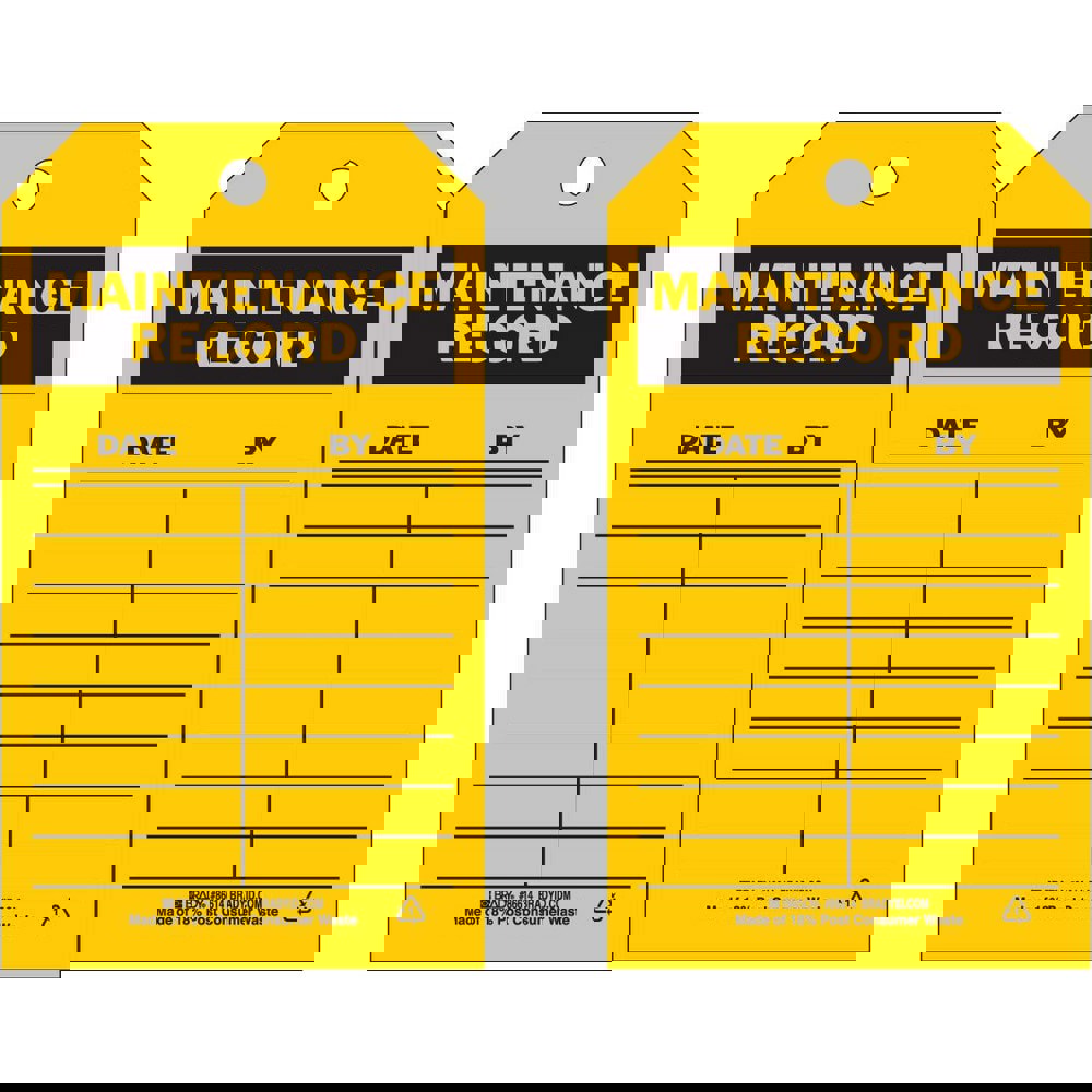 Safety & Facility Tags; UNSPSC Code: 55121500