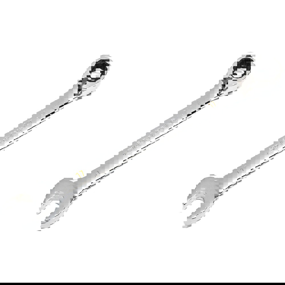 Combination Wrench: 17.00 mm Head Size, 15 deg Offset