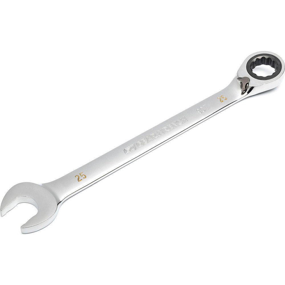 Combination Wrench: 25.00 mm Head Size, 15 deg Offset