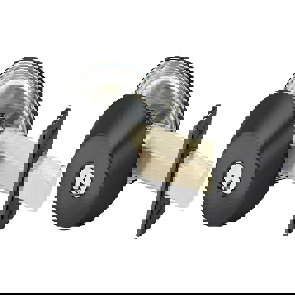 Deadbolts; Deadbolt Type: Deadbolt ; Lock Type: Single Cylinder ; Key Type: Keyed Different ; Mount Type: Surface ; Material: Brass ; Minimum Door Thickness: 1.75in