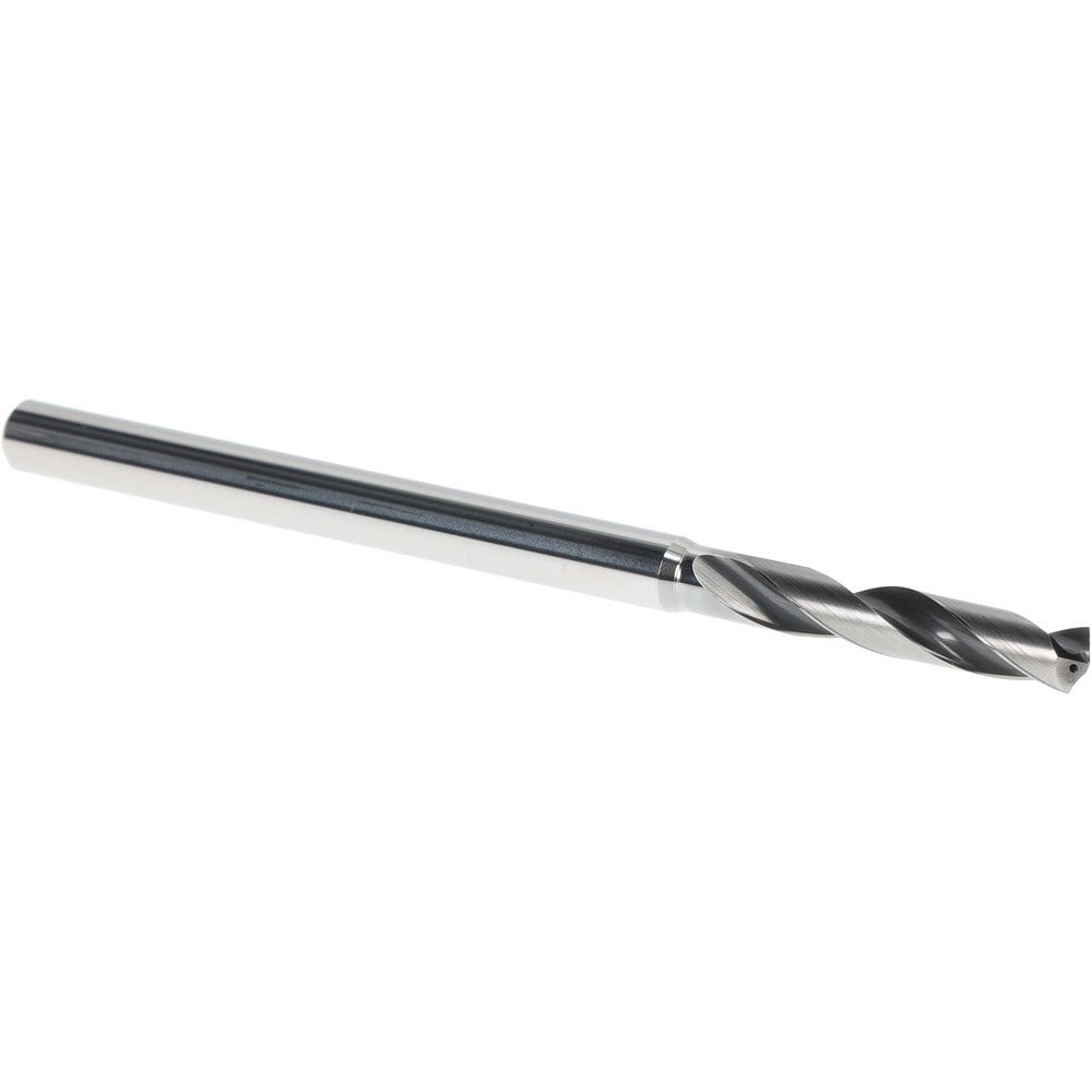 Screw Machine Length Drill Bit: 4.50 mm Dia, 140 deg Point, Solid Carbide