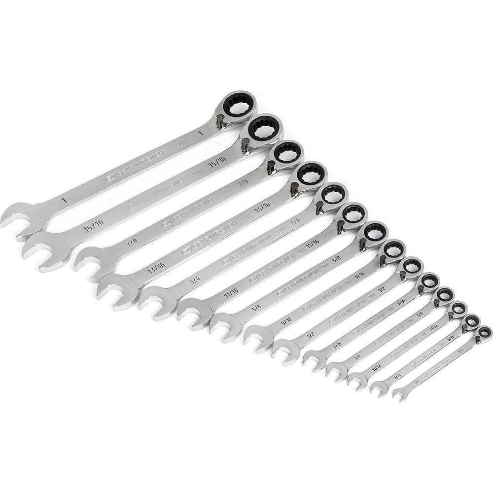 Wrench Sets; System Of Measurement: Inch ; Container Type: None ; Material: Alloy Steel ; Non-sparking: No ; Corrosion-resistant: Yes ; Ratcheting: Yes