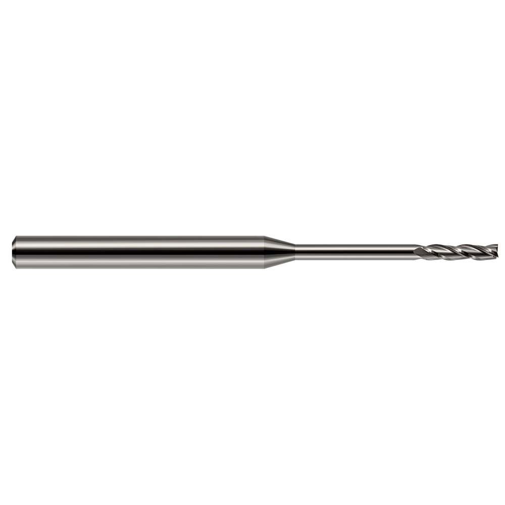 Square End Mills; Mill Diameter (Decimal Inch): 0.0250 ; Number Of Flutes: 3 ; End Mill Material: Solid Carbide ; Length of Cut (Decimal Inch): 0.1250 ; Length of Cut (Inch): 1/8 ; Shank Diameter (Inch): 1/8