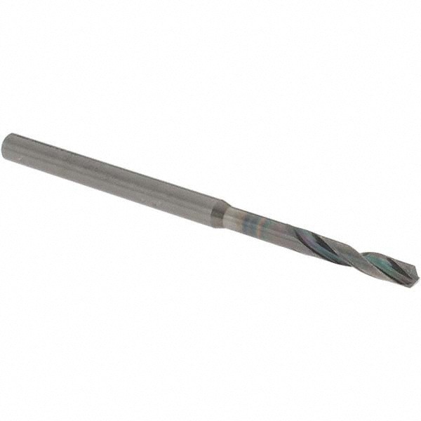 Screw Machine Length Drill Bit: 3.20 mm (0.1260) Dia, 140 deg, Solid Carbide