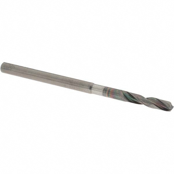 Screw Machine Length Drill Bit: 3.70 mm (0.1457) Dia, 140 deg, Solid Carbide