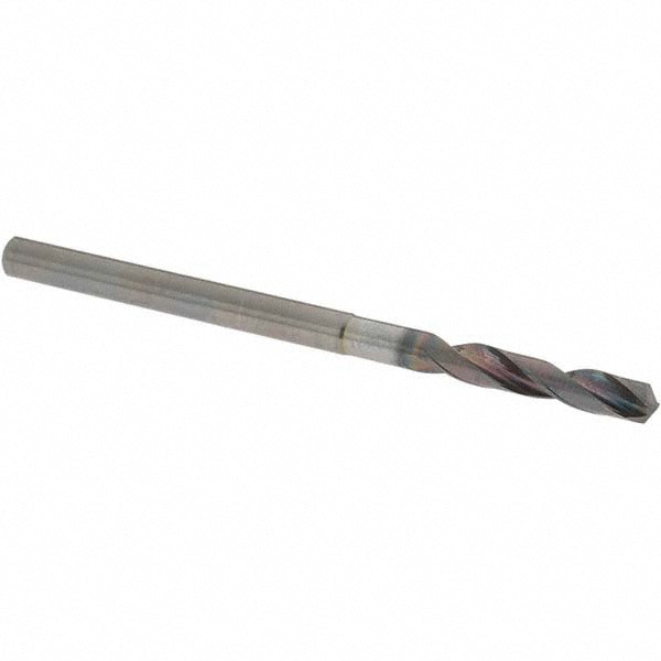 Screw Machine Length Drill Bit: 3.90 mm (0.1535) Dia, 140 deg, Solid Carbide