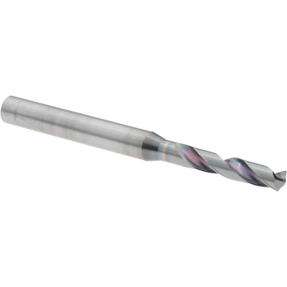 Screw Machine Length Drill Bit: 4.40 mm (0.1732) Dia, 140 deg, Solid Carbide