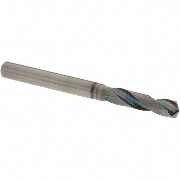 Screw Machine Length Drill Bit: 5.80 mm (0.2283) Dia, 140 deg, Solid Carbide