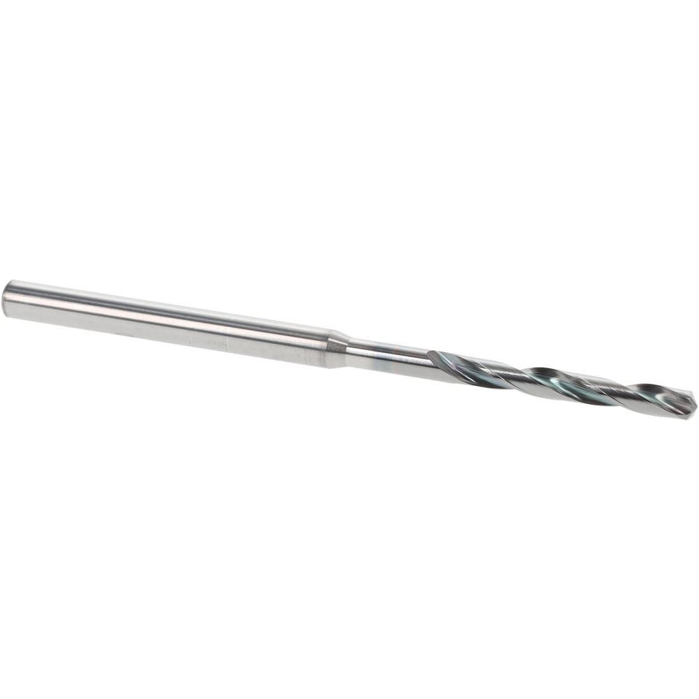 Jobber Length Drill Bit: 3.10 mm (0.1220) Dia, 140 deg, Solid Carbide