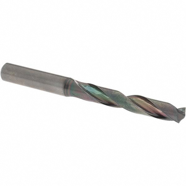 Jobber Length Drill Bit: 9.00 mm (0.3543) Dia, 140 deg, Solid Carbide