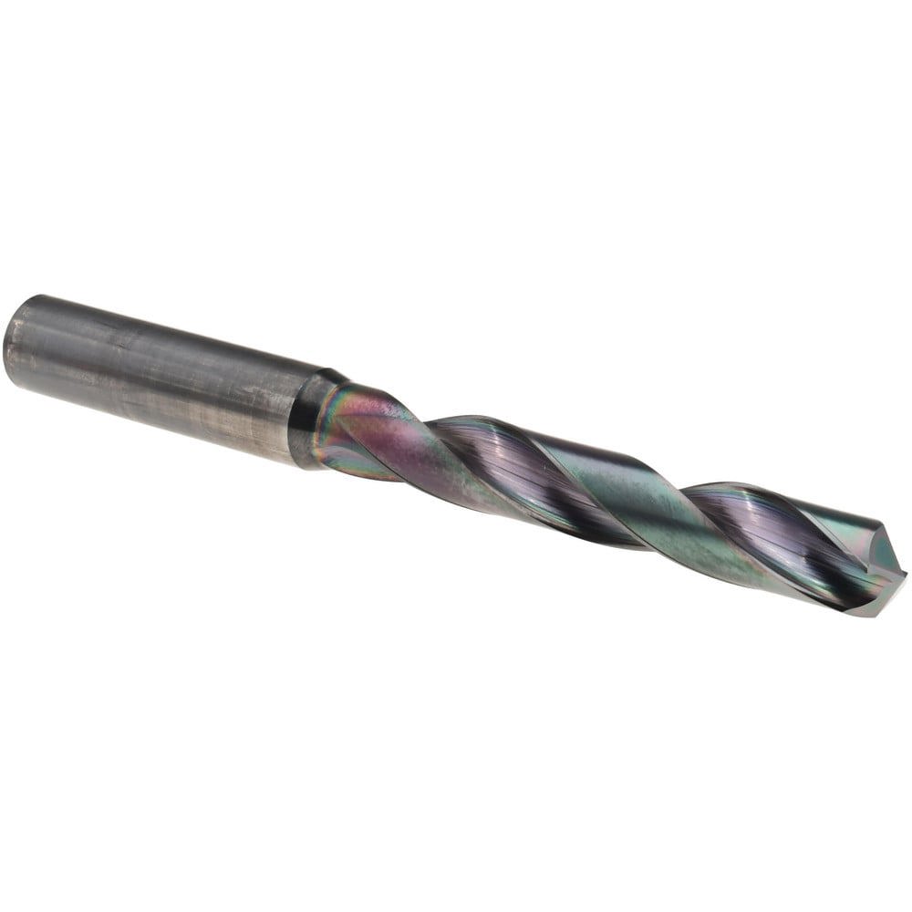 Jobber Length Drill Bit: 10.50 mm (0.4134) Dia, 140 deg, Solid Carbide