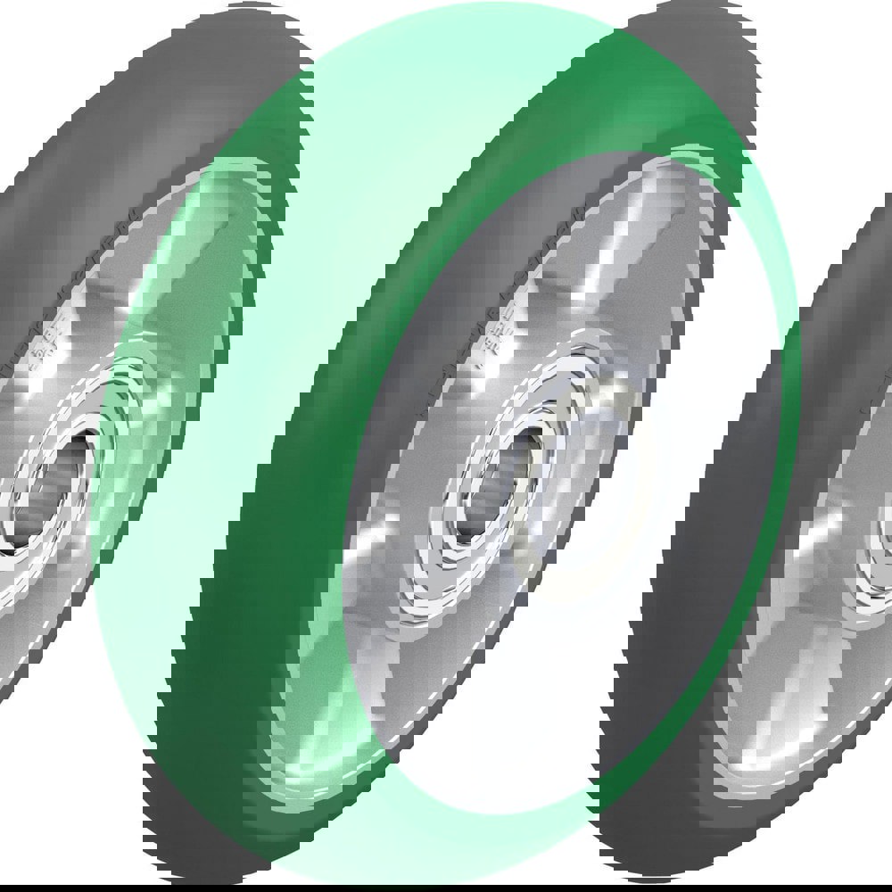 Caster Wheels; Wheel Type: Rigid; Swivel ; Wheel Diameter (Inch): 6 ; Bearing Type: Ball ; Wheel Width (Inch): 2 ; Wheel Core Material: Die-Cast Aluminium ; Wheel Material: Polyurethane