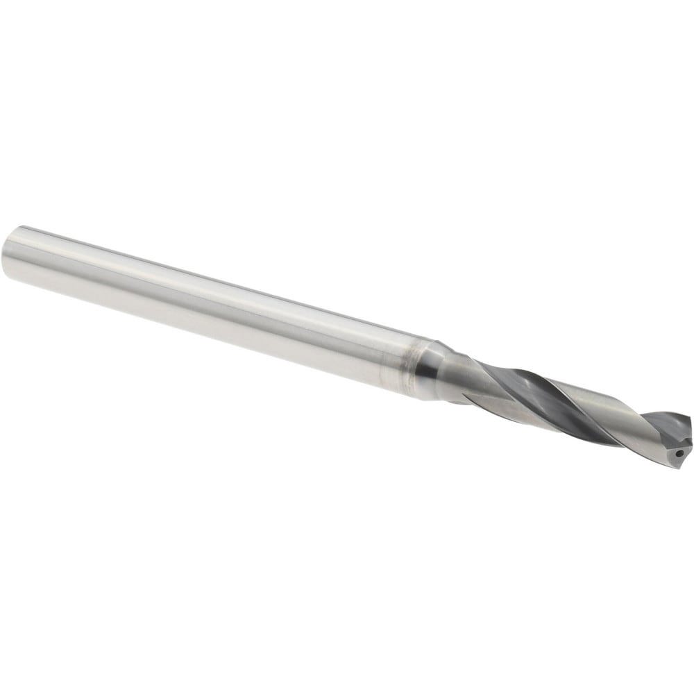 Screw Machine Length Drill Bit: 5.00 mm Dia, 140 deg Point, Solid Carbide