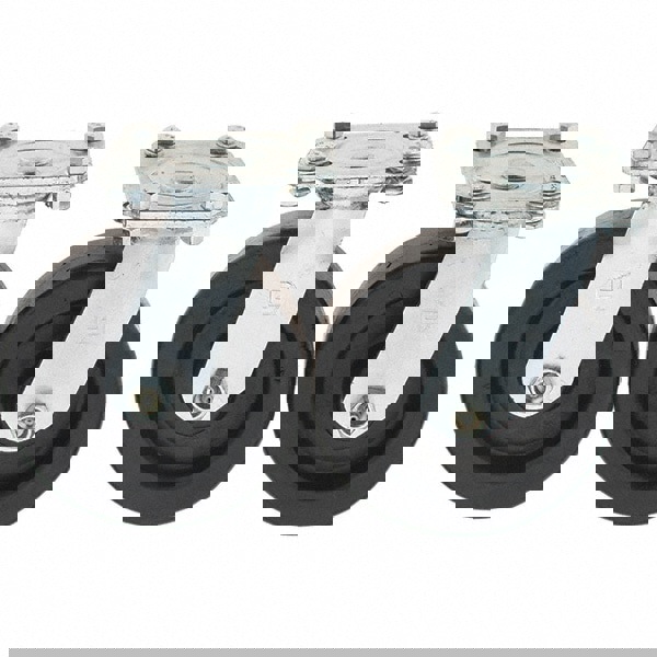 Swivel Top Plate Caster: Polypropylene, 6