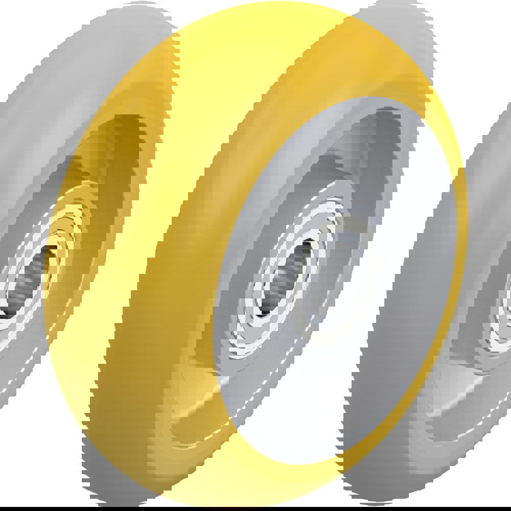 Caster Wheels; Wheel Type: Rigid; Swivel ; Wheel Diameter (Inch): 4 ; Bearing Type: Ball ; Wheel Width (Inch): 1-9/16 ; Wheel Core Material: Die-Cast Aluminium ; Wheel Material: Polyurethane