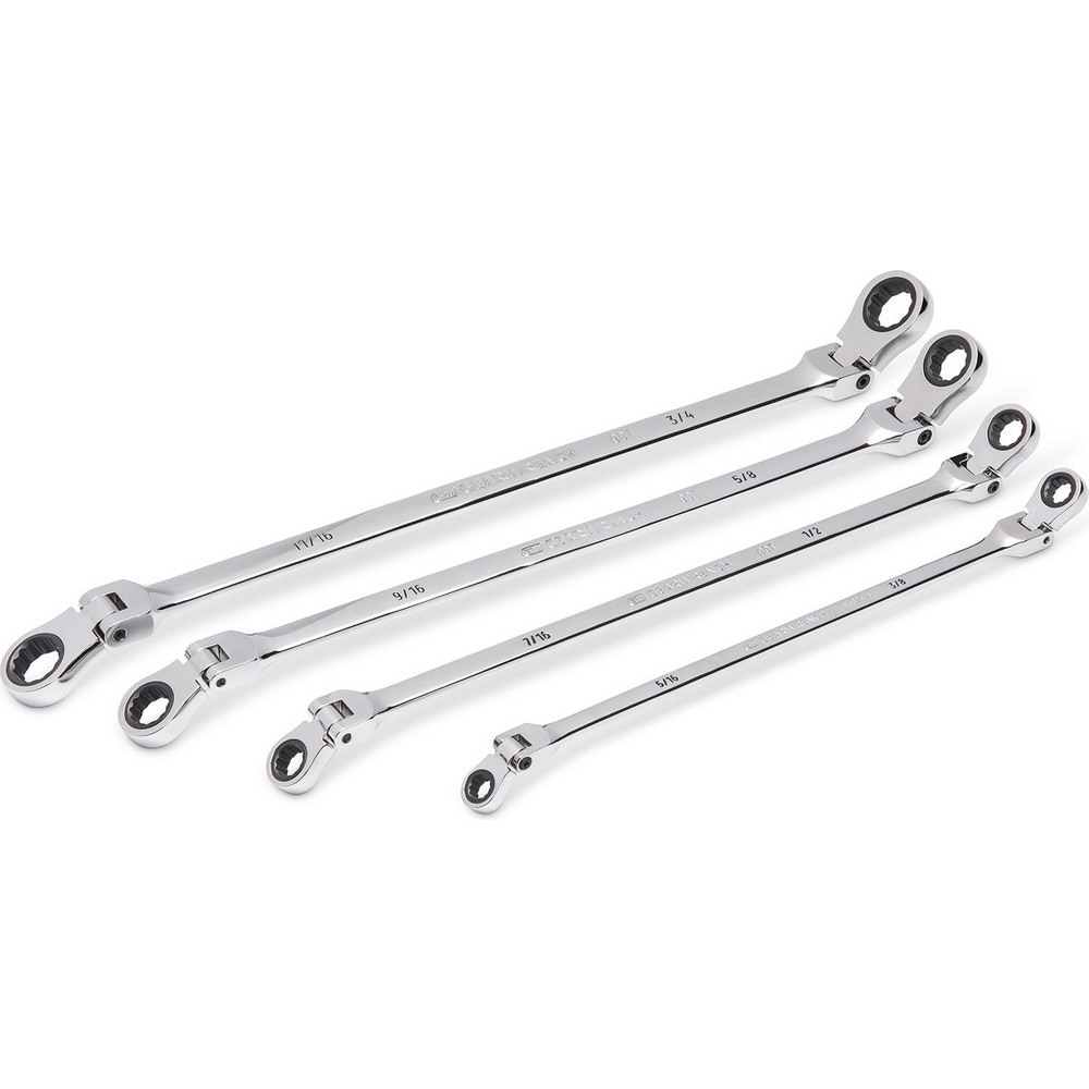 Wrench Sets; System Of Measurement: Inch ; Container Type: None ; Material: Steel ; Non-sparking: No ; Corrosion-resistant: No ; Ratcheting: Yes