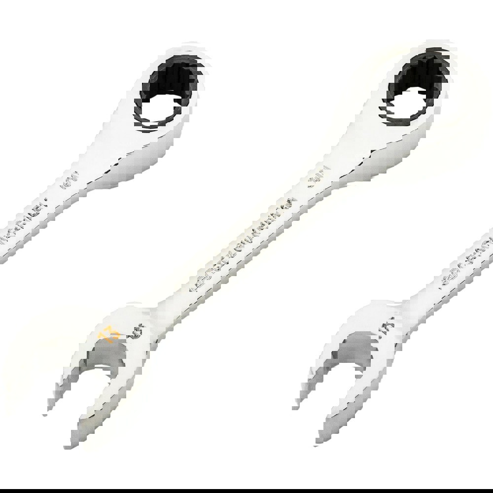 Combination Wrenches; Size (mm): 13 ; Finish: Polished Chrome ; Head Type: Combination ; Handle Type: Stubby ; Material: Alloy Steel ; Non-sparking: Yes