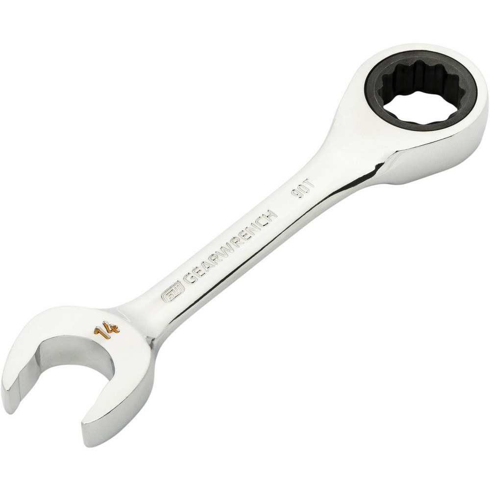 Combination Wrenches; Size (mm): 14 ; Finish: Polished Chrome ; Head Type: Combination ; Handle Type: Stubby ; Material: Alloy Steel ; Non-sparking: Yes