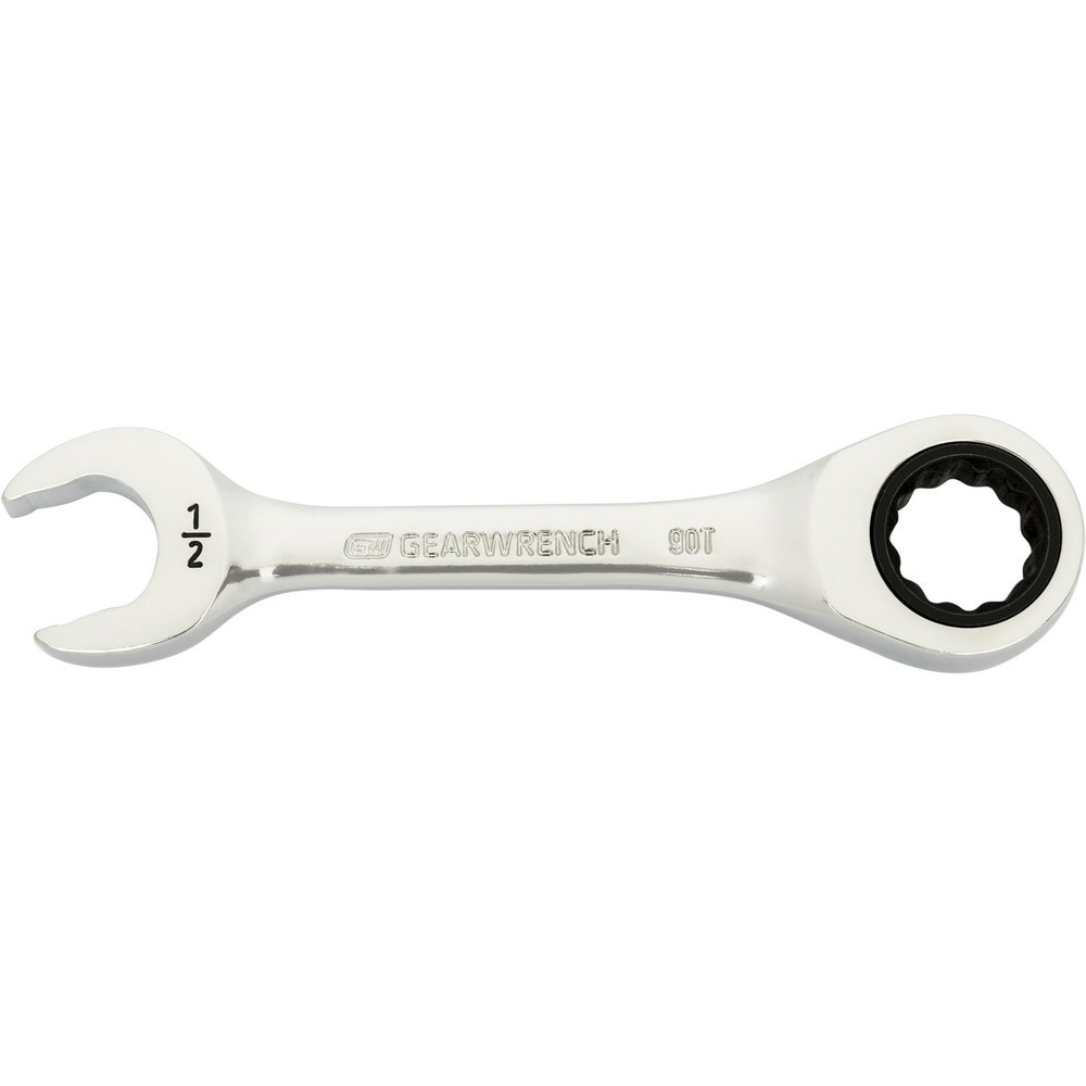 Combination Wrenches; Size (Inch): 1/2 ; Finish: Polished Chrome ; Head Type: Combination ; Handle Type: Stubby ; Material: Alloy Steel ; Non-sparking: Yes