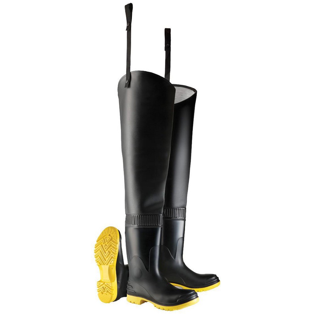 Hip & Chest Waders; Footwear Style: Wader ; Wader Type: Hip Wader ; Toe Type: Steel ; Gender: Men ; Men's Size: 9 ; MKTestPIMAttribute: Black